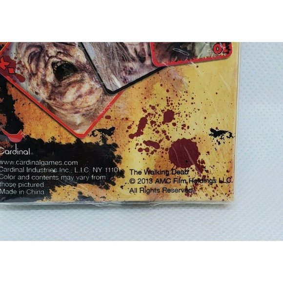 Movie Tv Memorabilia Zombie Graphics AMC Walking Dead Playing Cards - Picture 4 of 10